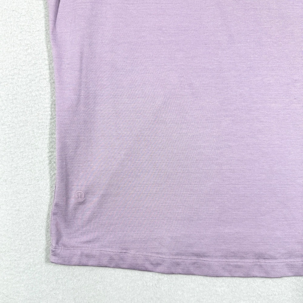 Lululemon Evolution Polo Shirt Men Medium Performance Modern Stretch Golf Purple - Picture 5 of 8